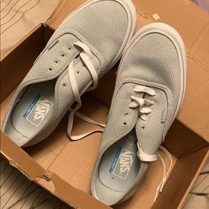 BNIB sea foam green vans